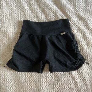 Bombshell Sportswear Black Toggle Shorts